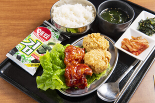 ヤンニョムチキン定食
